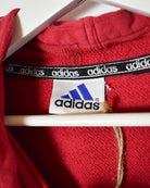 Red Adidas Hoodie - Small