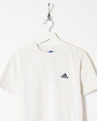 White Adidas T-Shirt - Small