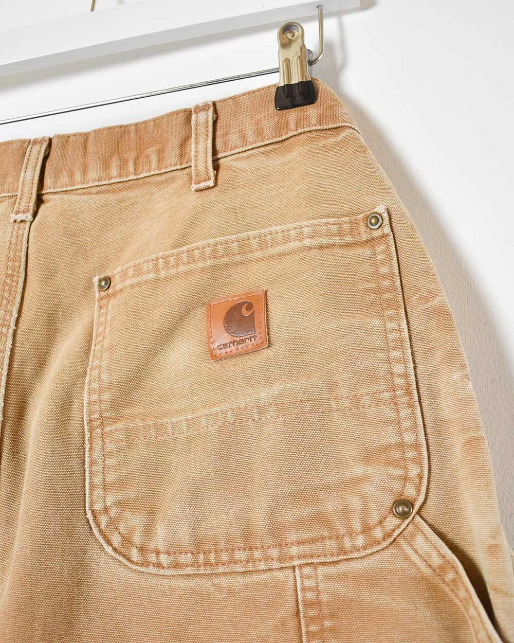 Neutral Carhartt Heavyweight Double Knee Jeans - W34 L32