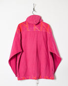 Pink Vintage 1/4 Zip Festival Jacket - X-Large