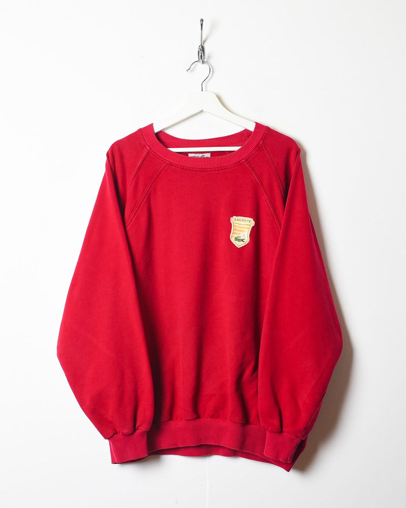 Red Chemise Lacoste Sweatshirt - Large
