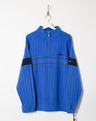 Blue Ellesse 1/4 Zip Sweatshirt - Large