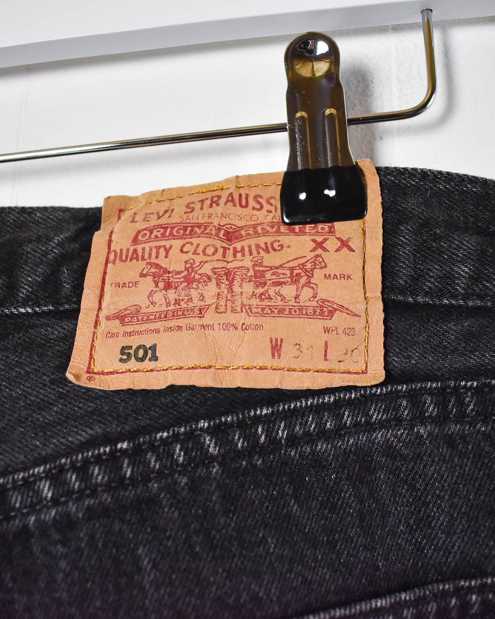 Black Levi's 501 Jeans - W30 L32