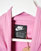 Pink Nike 1/4 Zip Sweatshirt - Large