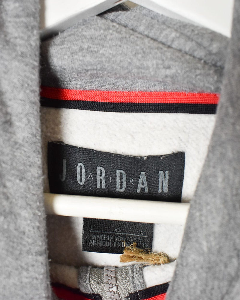 Vintage 10s+ Black Nike Air Jordan Hoodie - Medium Cotton– Domno Vintage