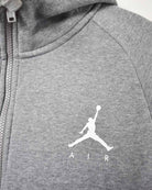 Stone Nike Air Jordan Zip-Through Hoodie - Large