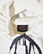 White Nike 1/4 Zip Hoodie - X-Small