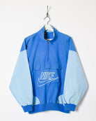 Blue Nike 80s 1/4 Zip Pullover Windbreaker Jacket - Large