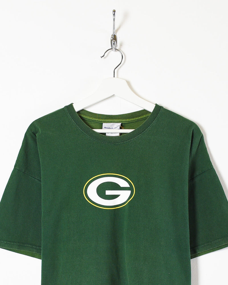 Vintage 00s Cotton Green Reebok Green Bay Packers Rodgers 12 T-Shirt -  XX-Large– Domno Vintage