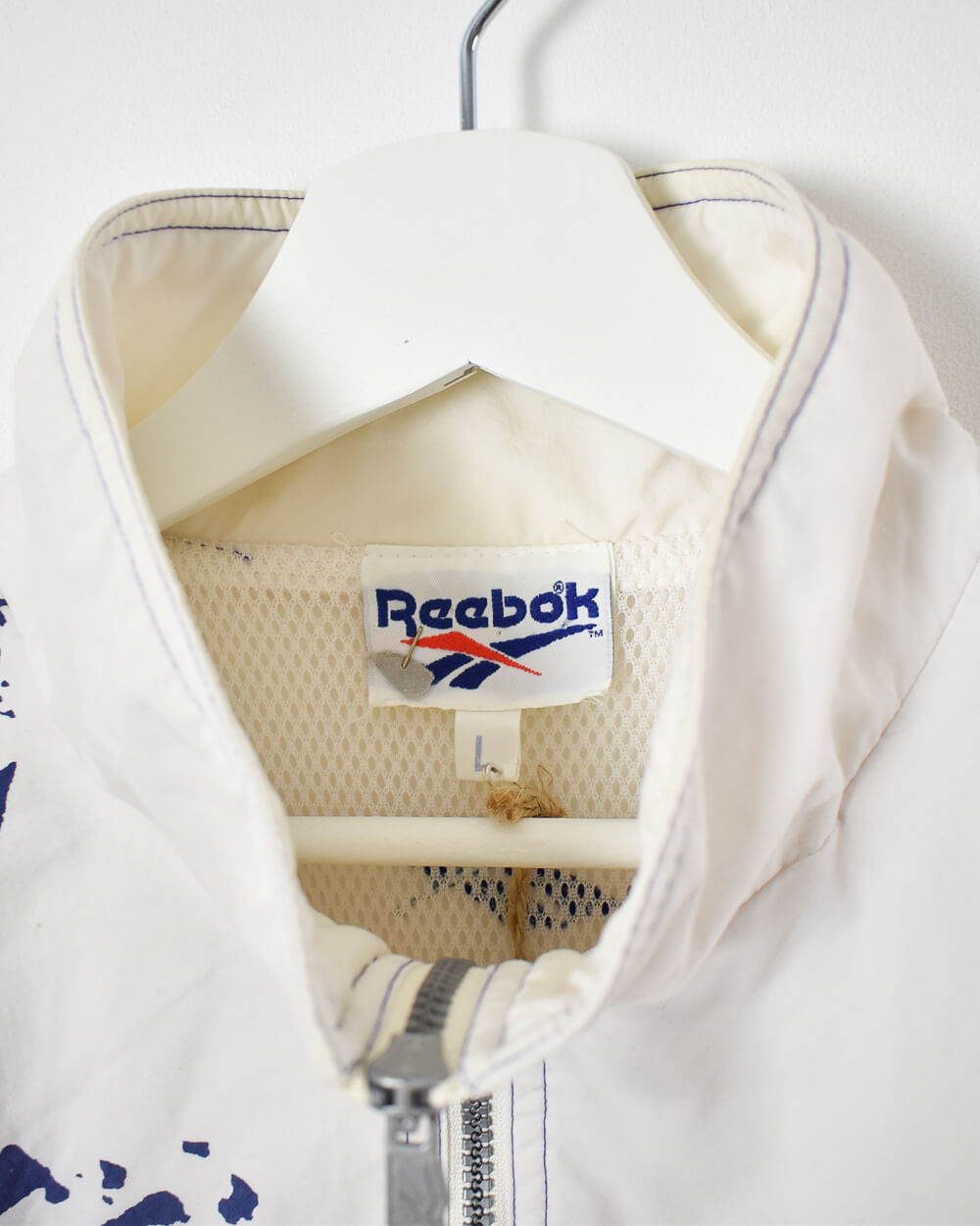 Neutral Reebok Windbreaker Jacket - Large