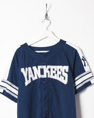 Navy Stiches NY Yankees Baseball Jersey - Medium