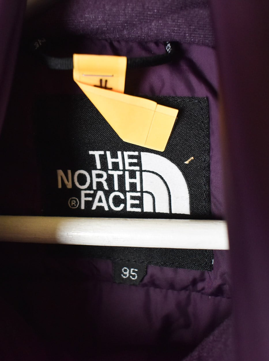 Purple The North Face Hooded Nuptse 700 Down Puffer Jacket - X-Large women's
