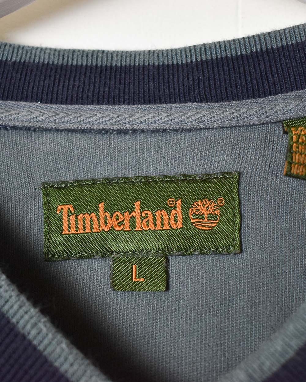 Navy Timberland Sweatshirt - Large