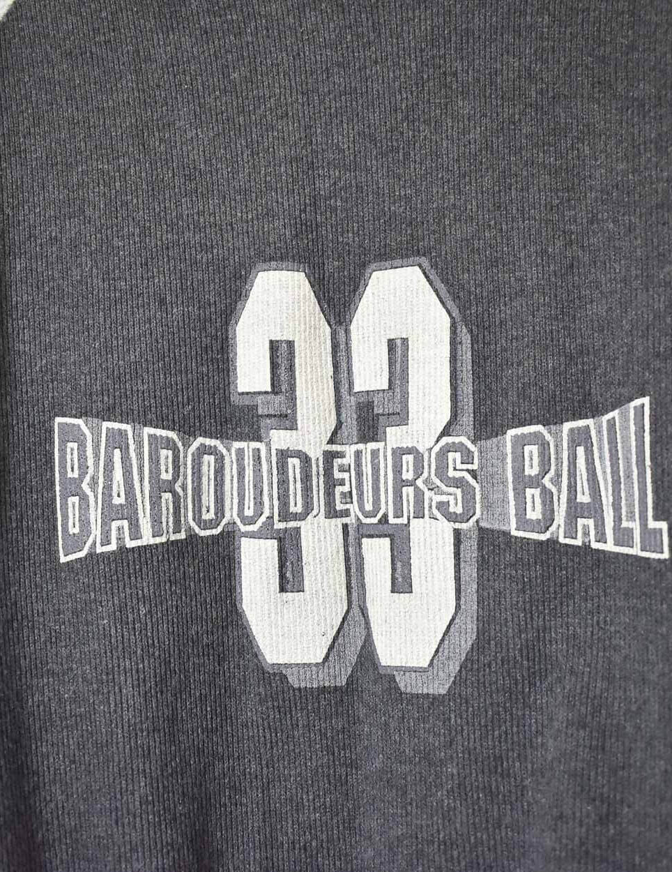Grey Baroudeurs Ball 33 Hoodie - Medium