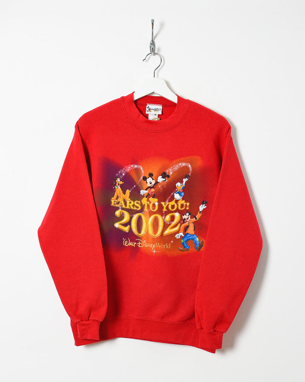 Red Walt Disney World Ears to You 2002 Sweatshirt - Small