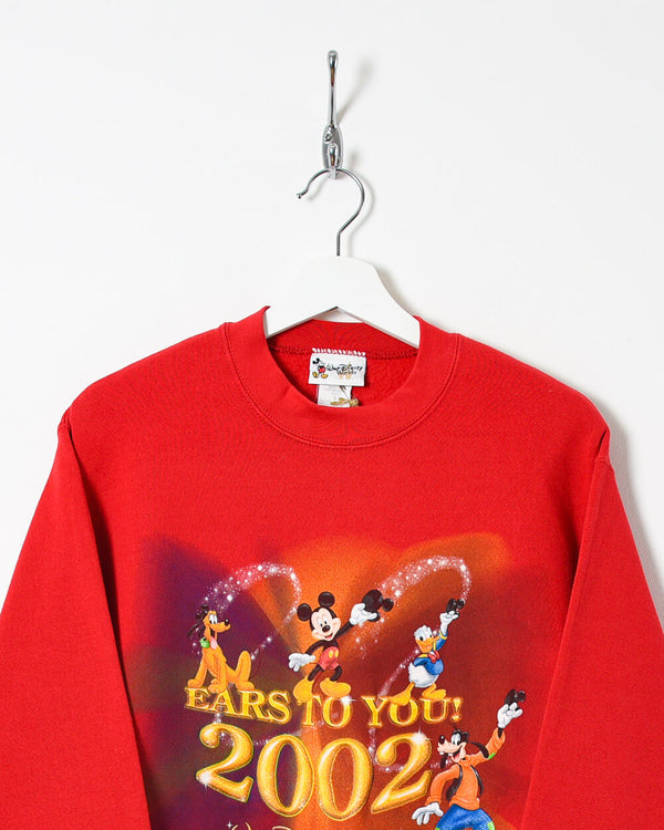 Red Walt Disney World Ears to You 2002 Sweatshirt - Small