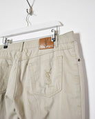 Neutral Yves Saint Laurent Jeans - W40 L31