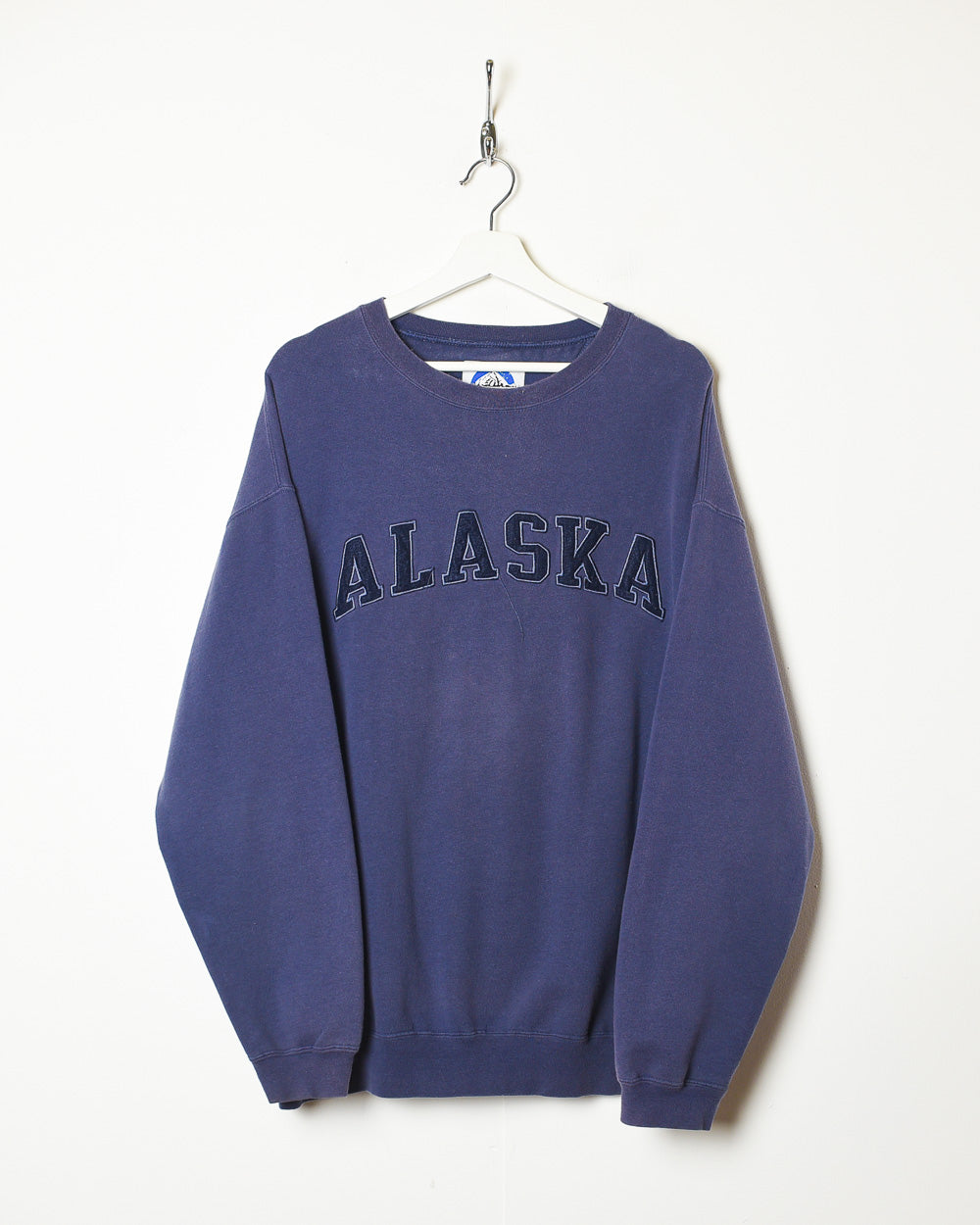 Vintage 00s Blue Alaska Sweatshirt - Large Cotton – Domno Vintage