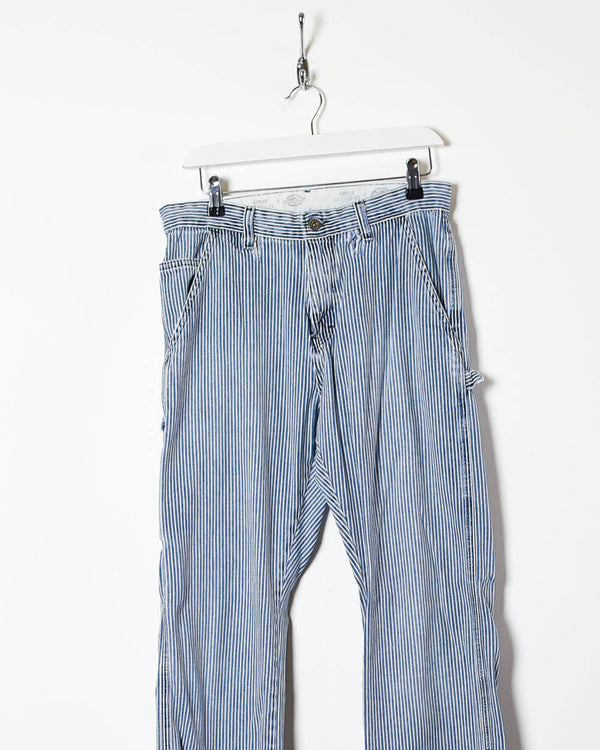 Blue Dickies Striped Carpenter Jeans - W29 L32