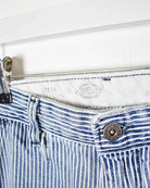 Blue Dickies Striped Carpenter Jeans - W29 L32