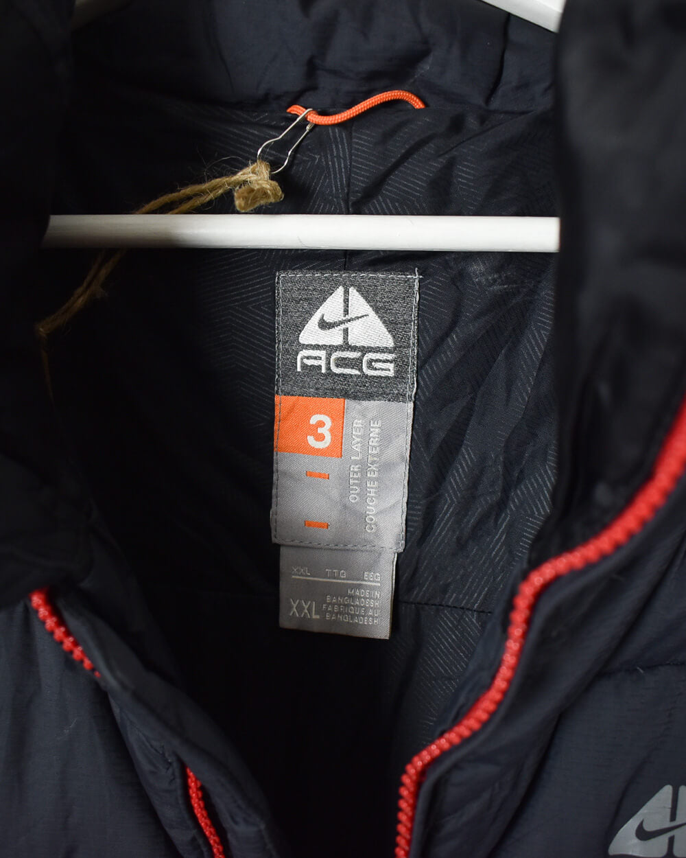 Black Nike ACG Hooded Puffer Jacket - X-Large