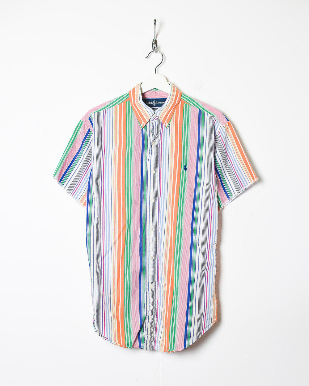 Multi Polo Ralph Lauren Short Sleeved Striped Shirt - Medium