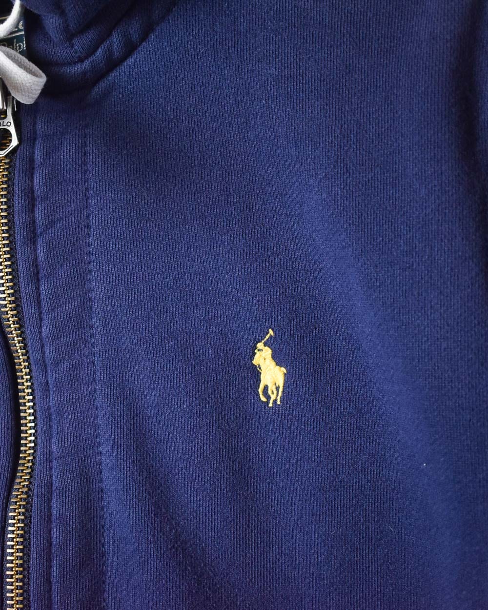 Navy Polo Ralph Lauren Zip-Through Hoodie - Small