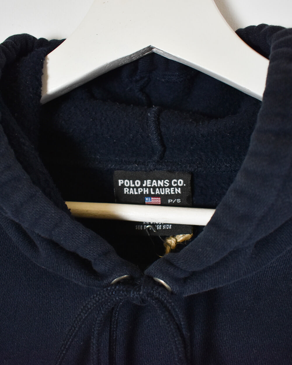 Black Ralph Lauren Polo Jeans Company Hoodie - Small