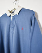 Blue Ralph Lauren Rugby Shirt - X-Large