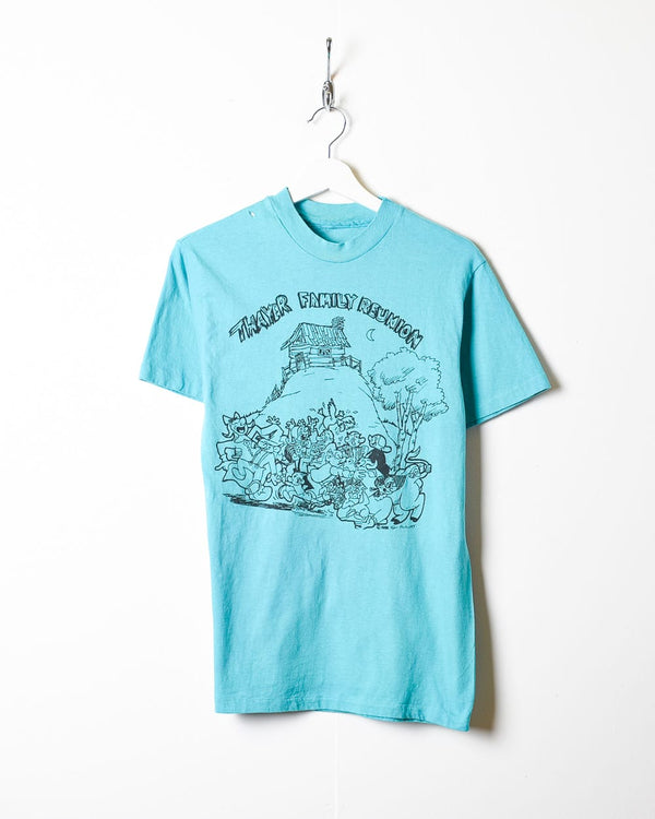 BabyBlue Thayer Family Reunion 80s Single Stitch T-Shirt - Medium