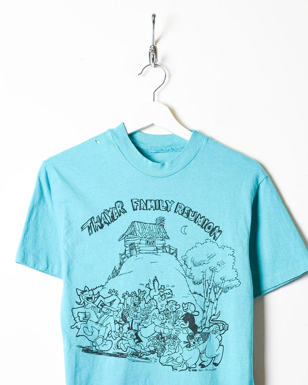 BabyBlue Thayer Family Reunion 80s Single Stitch T-Shirt - Medium