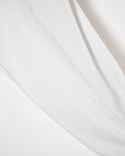 White Adidas Long Sleeved Football Shirt - Large