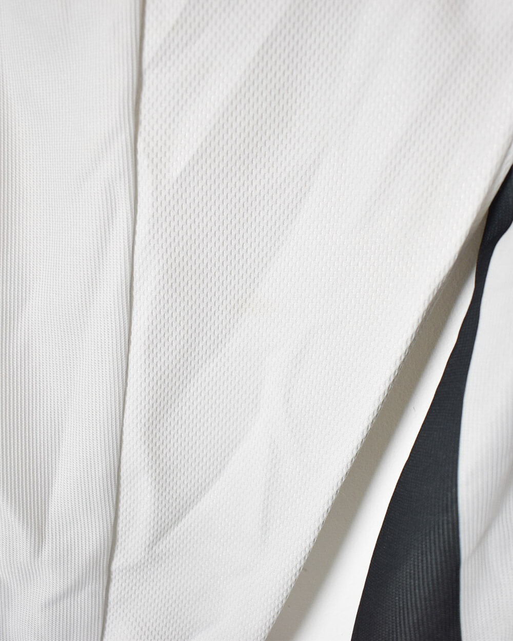 White Adidas Long Sleeved Football Shirt - Large