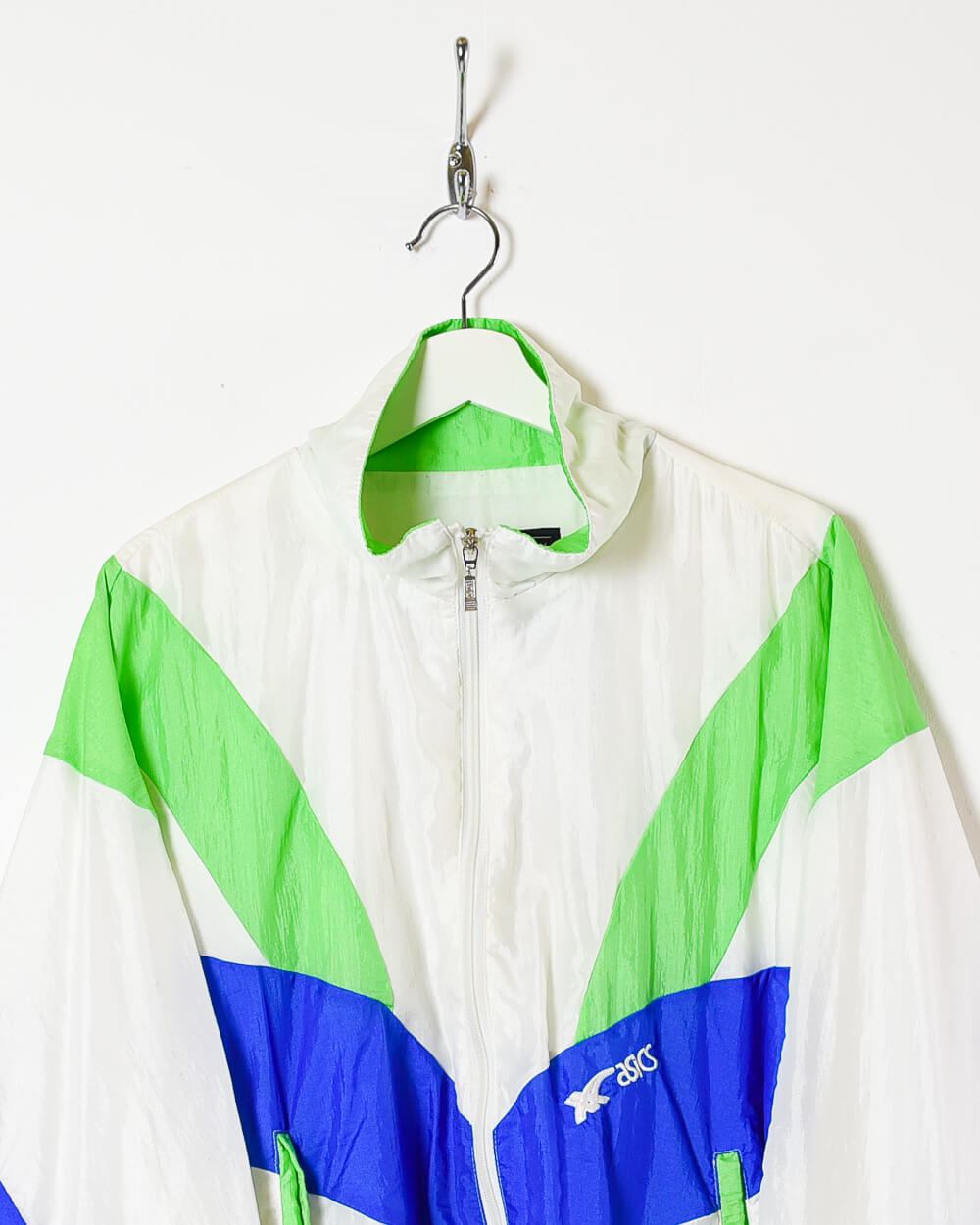 White Asics Volleyball Shell Jacket - X-Large