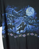Navy Cal Cru Native American Graphic T-Shirt - X-Large