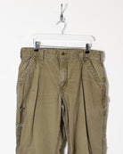 Khaki Carhartt Carpenter Jeans - W36 L30