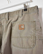 Khaki Carhartt Carpenter Jeans - W36 L30