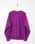 Purple Champion Reverse Weave Sweatshirt - Large