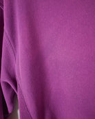 Purple Champion Reverse Weave Sweatshirt - Large