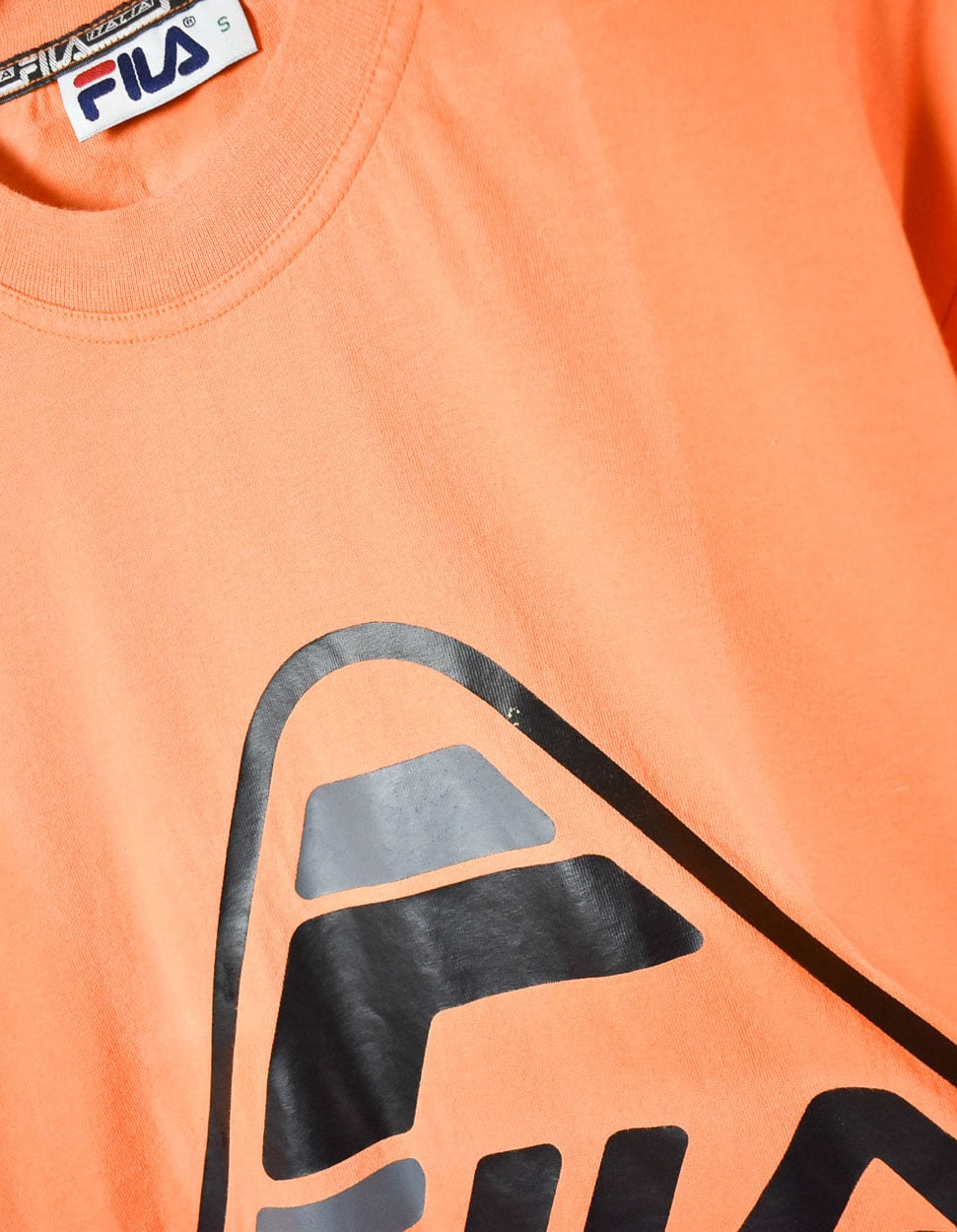 Orange Fila T-Shirt - Medium