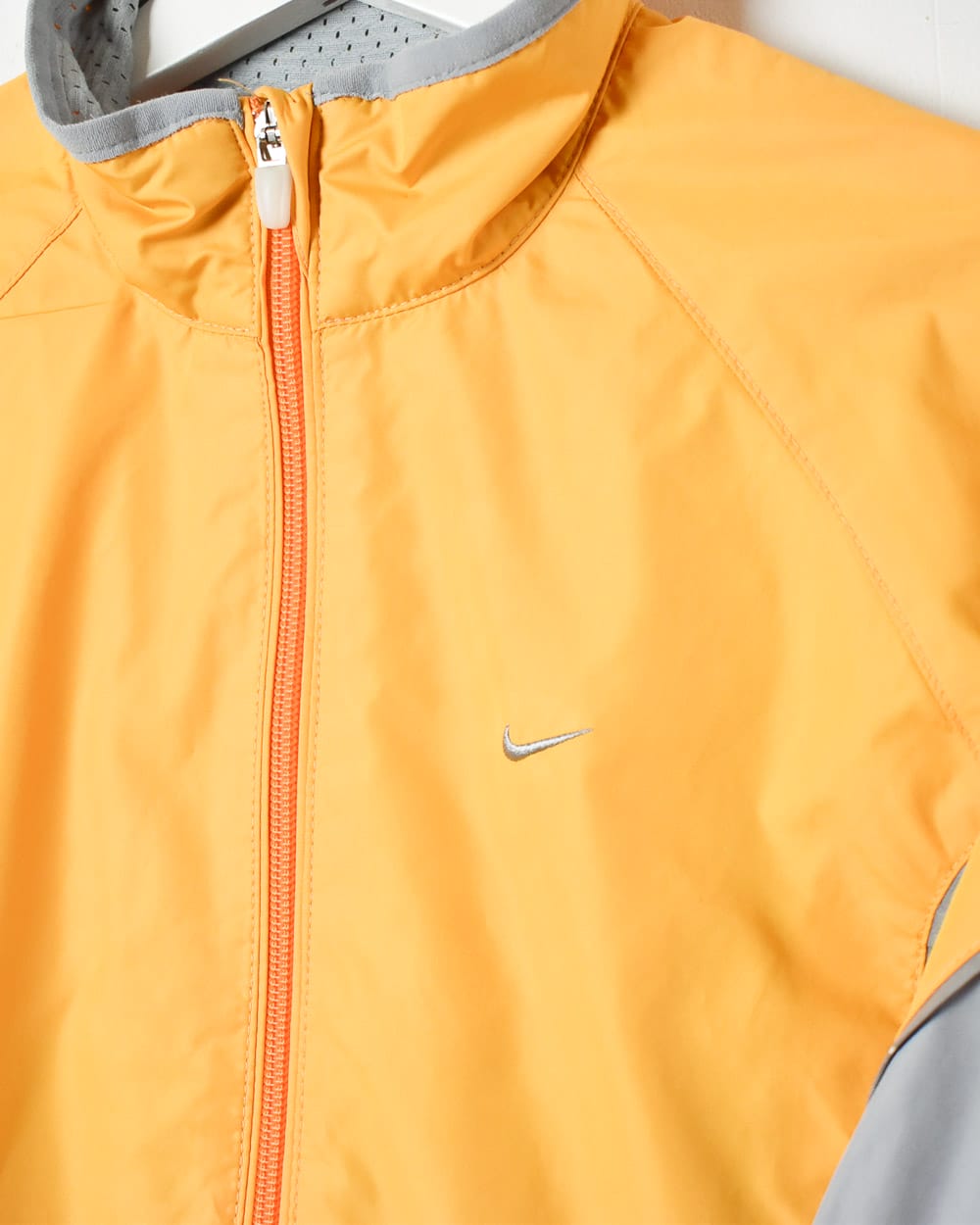 Vintage 00s Orange Nike Clima-Fit Windbreaker Jacket - Small