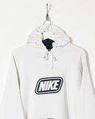 White Nike Hoodie - Large