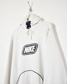 White Nike Hoodie - Large