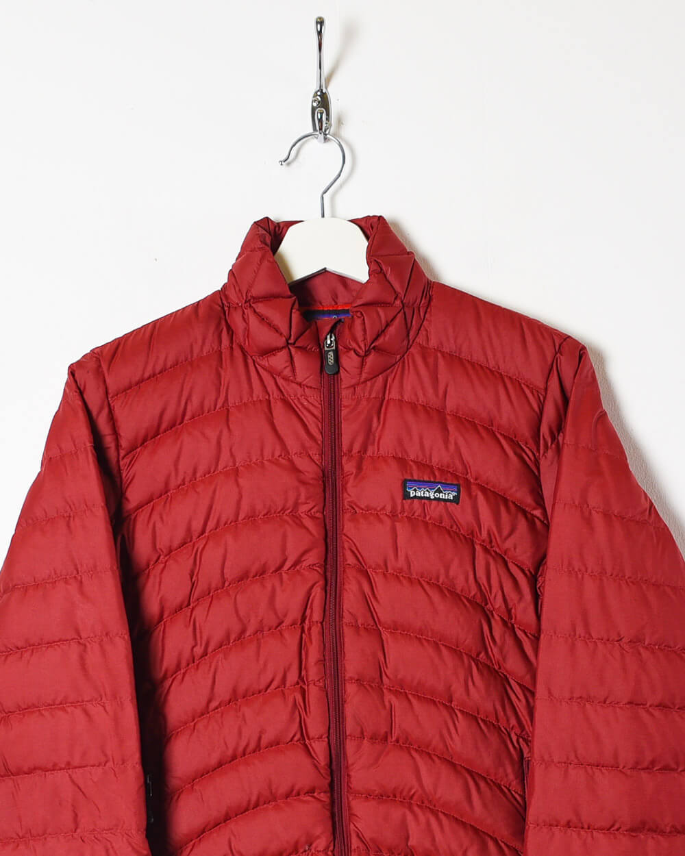 Red Patagonia Down Puffer Jacket - Medium women's