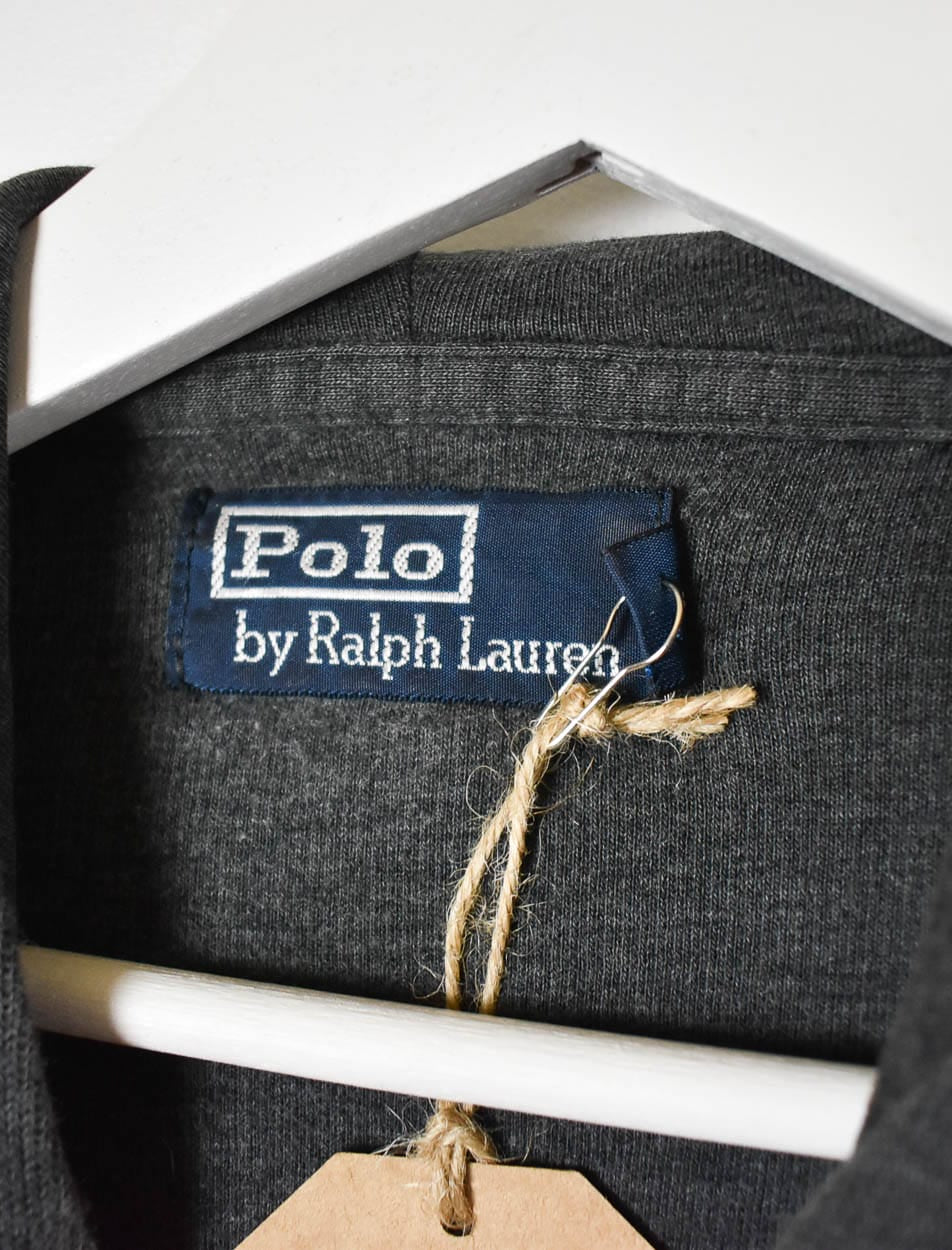 Grey Polo Ralph Lauren Hoodie - Small