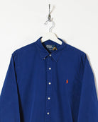 Blue Polo Ralph Lauren Slim Shirt - Medium