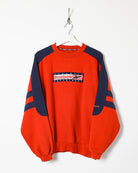 Orange Reebok Athletic Department Sweatshirt - Medium