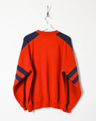 Orange Reebok Athletic Department Sweatshirt - Medium