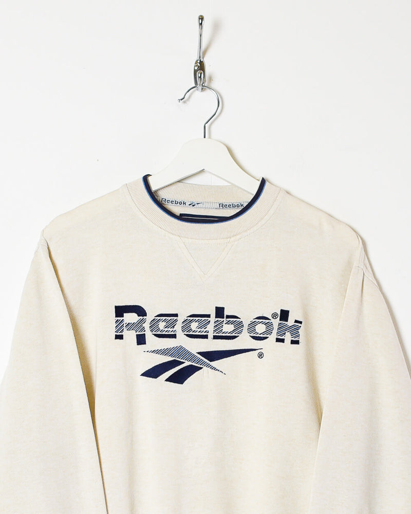 Patch Karu album Vintage 90s Cotton Neutral Reebok Sweatshirt - Small– Domno Vintage