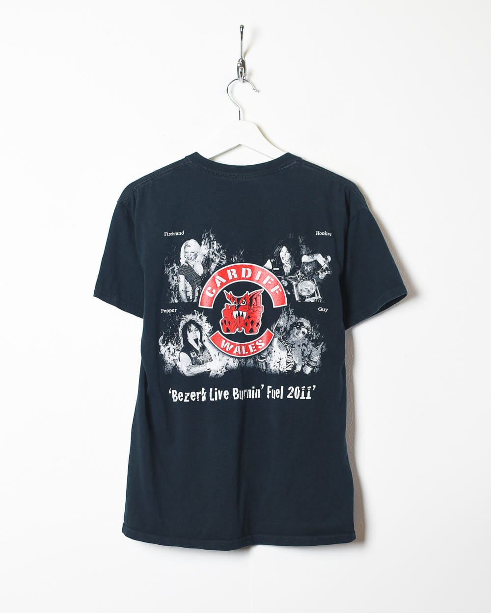 Black Tigertailz Bezerk Graphic T-Shirt - Medium